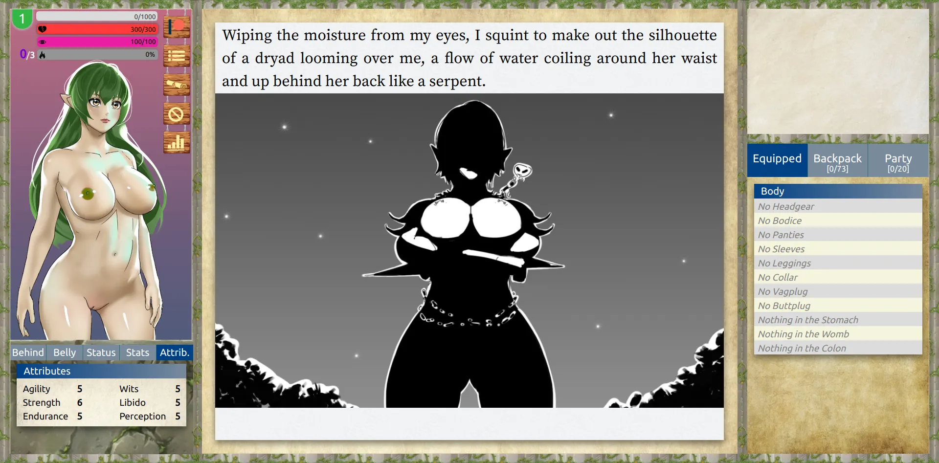 Dryad Quest RPG: A Tale of Lust and Glory screenshot 23