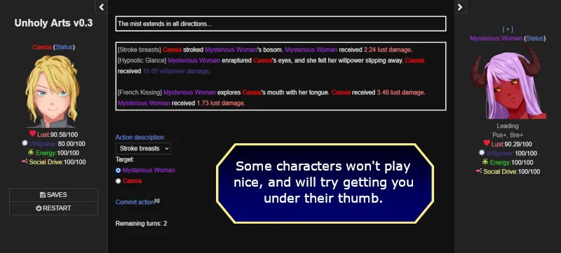 Unholy Arts screenshot 3
