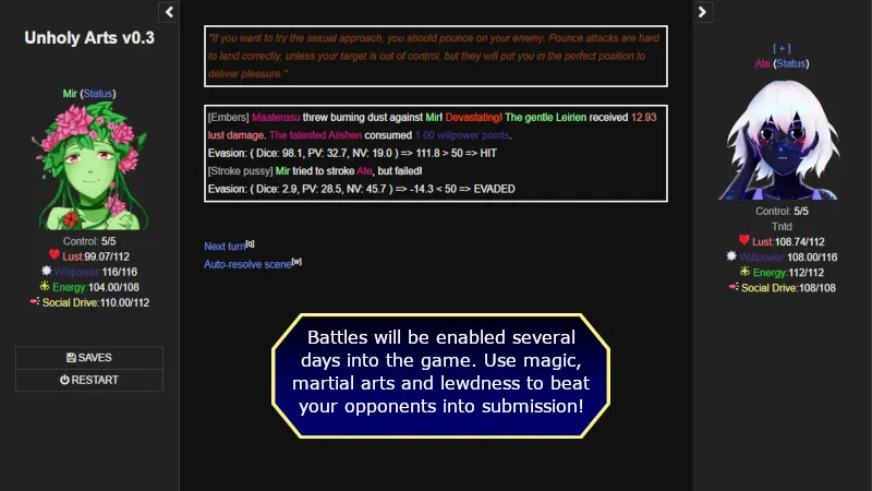 Unholy Arts screenshot 5
